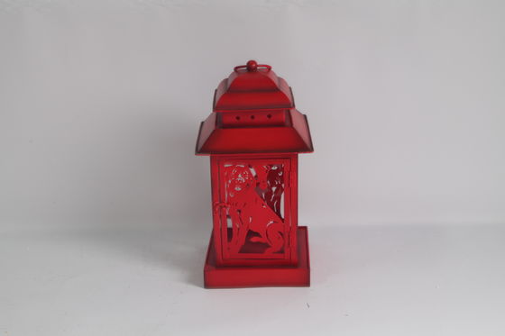 Exquisite Metal Holiday Red Lanterns With Modern Flair For Home For Garden